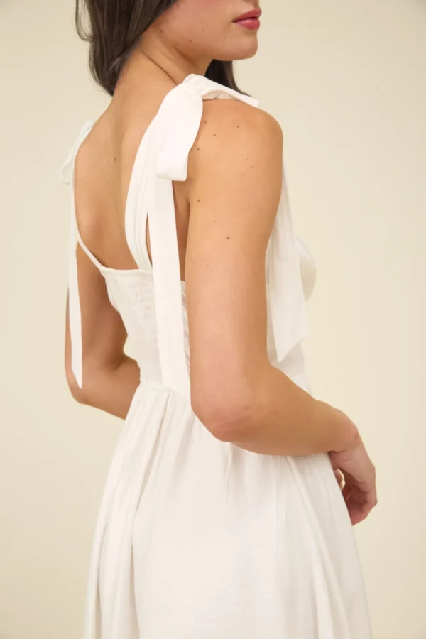 Corset detail tie strap sleeveless mini dress - Image 4