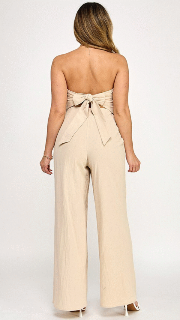 Esyazo embroidered tube top with pants set - Image 2