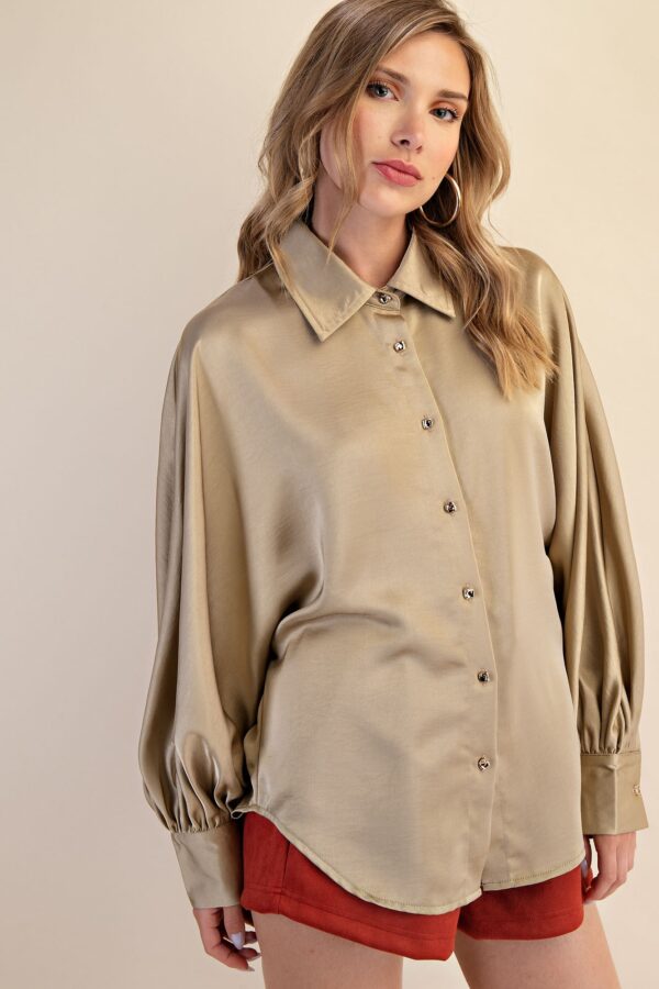 Voluminous Sleeve Blouse - Image 4