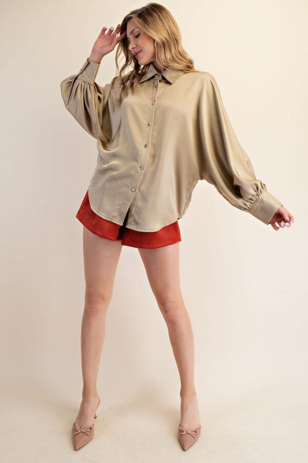 Voluminous Sleeve Blouse - Image 3