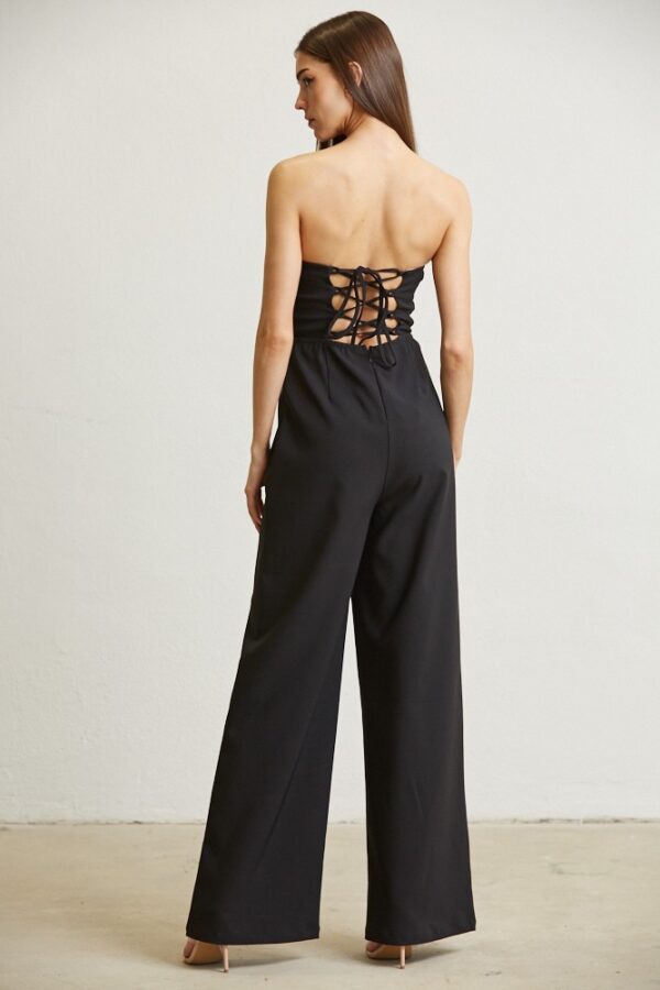 Eyelash Lace Jumpsuit Bolero 2pc Set - Image 2