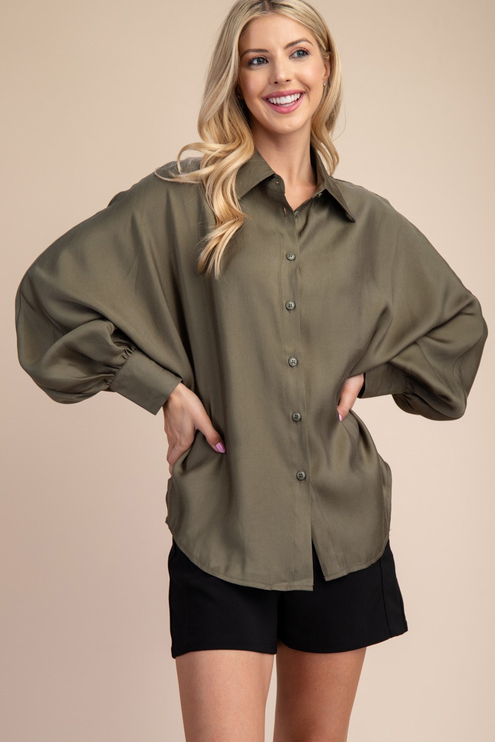 Voluminous Sleeve Blouse - Image 4