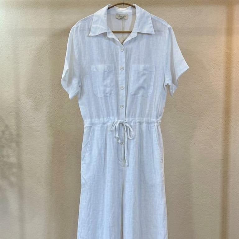 Italian Lady's 100% Linen Jumpsuit - Image 7