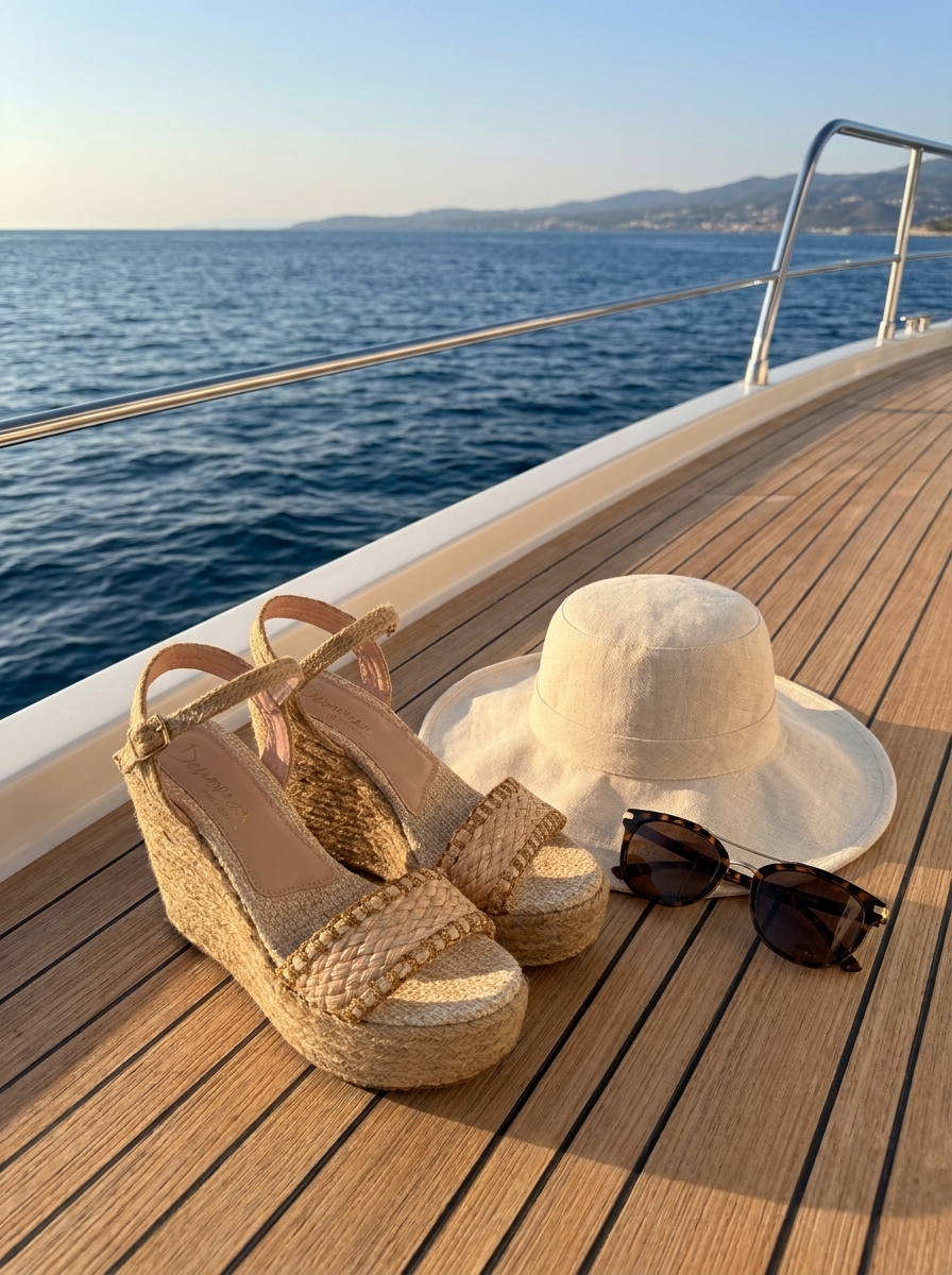 Wedge Sandals with Adjustable Straps and Textured Sole for Comfortable Wear - Image 5